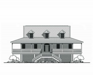 Backbay Front Elevation