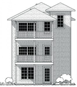 Cypress duplex front elevation