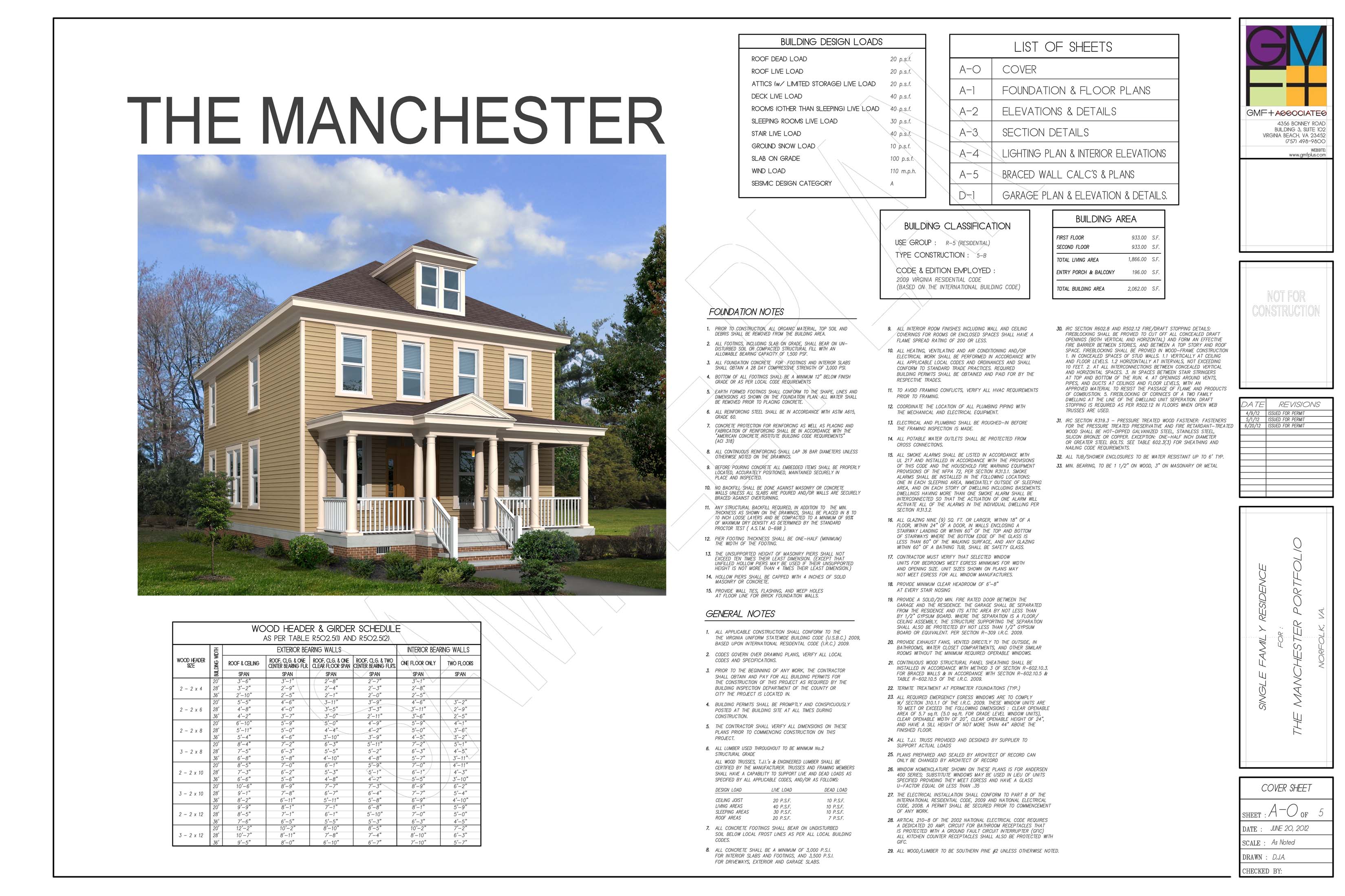 Sample Plan Set Gmf Architects House Plans Gmf Architects House