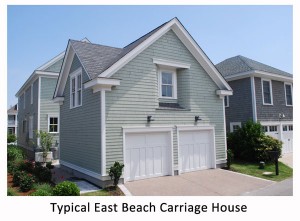 Typical East Beach Carriage House